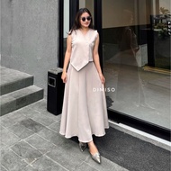 Naomi Vest Set - Women's Blazer Set - Vest Outer Set - Women's Skirt Set - Women's Vest - One Set Sk