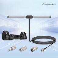 Car Stereo AM FM Dipole Antenna Sheep Horn Antenna for Car FM TV Radio Station [Warmfamilyou.my]