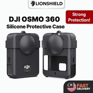 (MY) LionShield DJI OSMO 360 Camera Silicone Case with Lens Cover & Anti-Loss Strap, Dustproof Camer