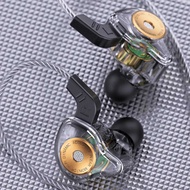 Digap Earphone In-Ear Wired Detachable HiFi Semi Open Cavity with Mic - AK6 Ultra