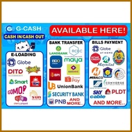 Gcash Landscape with Pay bills & Bank Transfer