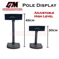 Geomaster Customer Display  VFD Customer Display POS Customer Pole Display LCD Suit For All POS Soft