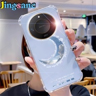 Jingsanc Ốp Điện thoại mềm trong suốt chống rơi dày bốn góc thích hợp cho Honor X9C Smart 5g X60 5g 