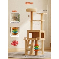 Cattree for cats, tree house for cats, cat tree Helipet supports cat scratching, basic cat scratchin