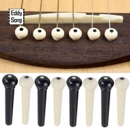 EDDY SONG Replacement 12Pcs/set Durable String Pins Strings Fixed Cone Guitar Parts Instruments Accessories Acoustic Guitar Guitar Pegs Guitar Bridge Pins Pegs Extractor Guitar Set Guitar Strings Nail