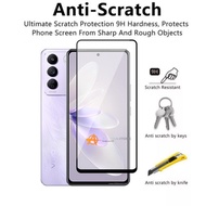 LAYAR Tempered Glass Vivo V27 V27e Anti-Scratch Full Screen Protector