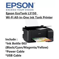 EPSON ECOTANK L3250 PRINT SCAN COPY WIFI ALL IN ONE WITH ORIGINAL INK