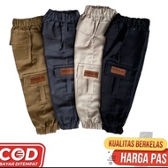 Celana Chino Cargo Jogger Anak