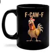 F-Caw-F Funny Chick ug Funny Chicken Ceramic Coffee Cup