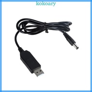 KOK Efficient USB to 4 5V Power Line with DC5 5x2 1mm for Holiday LED Decorations and More Replaces 