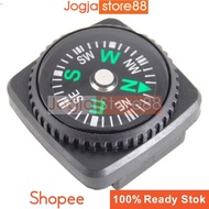 Watch Strap Compass Clip | Mini & Light Design 23 x 23 mm - Black