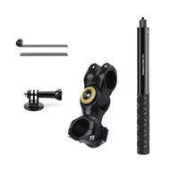 Adjustable Motorcycle Handlebar Mount for   Cameras Selfie Stick Monopod