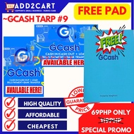 GCASH TARP #9 with FREE GCASH Pad Landscape / Portrait Tarpaulin RC