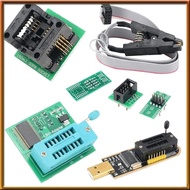 [V E C K] CH341A BIOS USB Programmer SOP8 DIP8 1.8V Conversion Socket 8-Pin Test Clip Set for  or Motherboard
