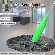 Bamboo Fiber Mop Automatic Rotating Twist Mop Automatic Wring Automatic Rotating Mop 360 Rotation Fl