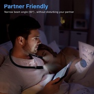 LILYES Book Light, 4 LED 4 Modes Led Neck Light, Novelty Multi-angle Adjustable Flexible Design U-Sh