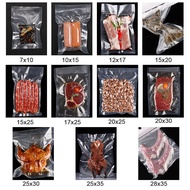 100 Single-Sided Vacuum Bags - Food Vacuum Bags