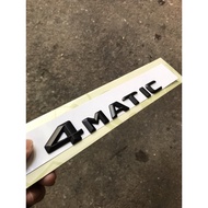 Black 4 matic lettering - black 4matic logo