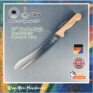 [Made in Germany] F. Herder 10 inch Butcher Knife / Bullnose Knife / Pisau Sembelih W Wooden Hand (0347-26,00)le