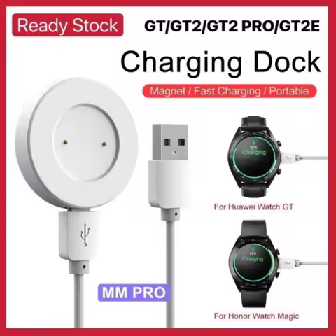 For Huawei Watch GT/GT2/GT2e/GT Sport Honor Watch Magic/Magic 2/GS Pro USB Charger Smart Watch Charg
