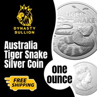 🚚FREE SHIPPING🚚2024 Australia Tiger Snake Silver Coin 1oz