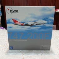 1:400 nwa Northwest Airlines 747-200F cargo select 3-speed service 飛機模型