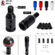 Universal Aluminum Alloy Gear Shift Knob Adapter for M10x1.5 M12x1.25 Thread