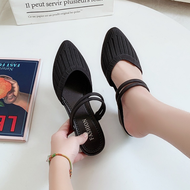 Harga Grosir - Sandal Wedges Wanita / Bahan Jelly Sol Karet / Sandal Murah / Flat Shoes Import