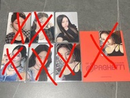 Lesserafim Kazuha Spaghetti 小卡