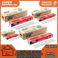 MESIN KOBE LB-52 WELDING WIRE SIZE 2.6 MM PACKAGING PER KG WELDING ELECTORDES COPPER ELAS ELECTRIC S