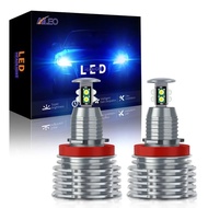 AILEO H8 LED H11 H9 Angel Eyes Halo Cincin Mentol Lampu HID Xenon 6000K Untuk BMW E92 E60 E61 E63 X5