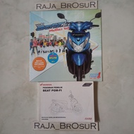 Buku pedoman pemilik/manual book + Brosur Honda Beat PGM FI 2013 1Set