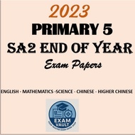 2023 Primary 5 SA2 ONLY Top School  pass year exam paper P5 exam paper with answer and stapled