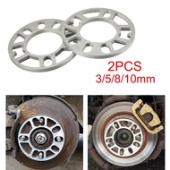 2pcs Universal 3/5/8/10mm Alloy Aluminum Wheel Spacers Shims Plate For 4/5 Stud Wheel 4x100 4x114.3 