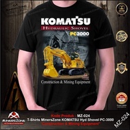 fashion 2025 T-shirts Minerszone Komatsu Excavator Pc-3000/komatsu/t-shirts Komatsu/komatsu T-shirts