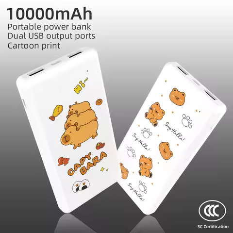 Kiki Shoot 10000mAh Power Bank CCC Certification Charging Battery 3C Chinese Certification Powerbank