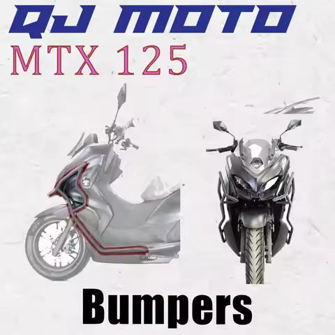 For Qj Motor Mtx 125 125 Mtx Mtx 125 Motorcycle Bumper Modification Accessories Exhaust Bumper Prote