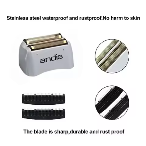 Replacement Foil and Cutters Shaver For Andis Profoil Lithium Plus 17205 Barber Hair Electric Men Be