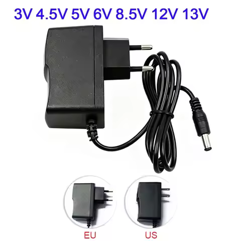220v To 3V 4.5V 5V 6V 8.5V 9V 13V 12 V Power Supply Adapter 12V 5V Led Transformers 220V 12V Power S