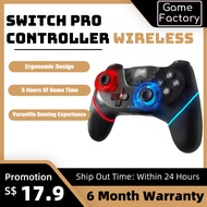 SG Stock Nintendo Switch Pro Wireless Controller for Switch Console Bluetooth Joystick 500 mAh Long Game Time PC Computer Controller