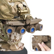 BOOIU Helmet GPNVG18 Four-Eye Night Vision Goggles Model with Battery Box CS NVG Model Hunting Tacti
