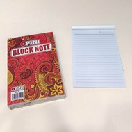 Block Note Garis Ukuran A5 / Buku Catatan Block Note Ukuran A5