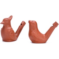 2 Keping Wisel Air Burung, Wisel Air Seramik Lucu, Wisel Burung Warbler Pembuat Bunyi, Wisel Unggas 