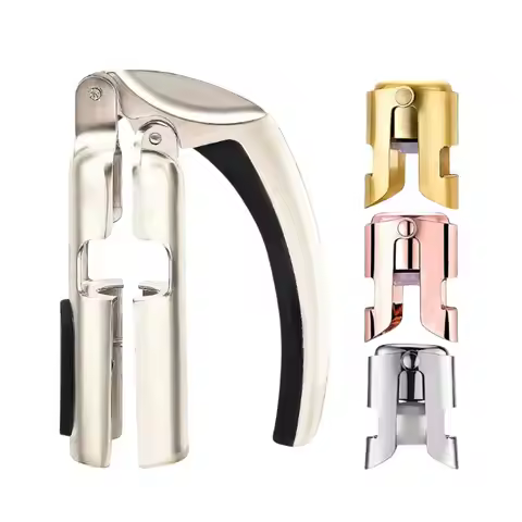 Champagne Corkscrew Opener Sparkling Wine Cork Wine Bottle Opener Sparkling Wine Cork Puller Bar Jar