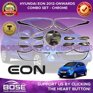 ∈ ♈ ◬ Hyundai EON Garnish Cover Set Black Chrome 2012 - 2022 Hyundai EON Accessories Parts Combo se