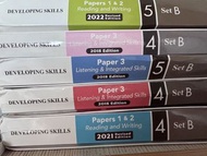 Developing skills, paper, one and two reading and writing, listening and integrated skills