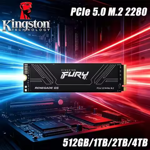 2026 Kingston Fury Renegade G5 1TB 2TB 4TB GB NVMe SSD | PCIe 5.0 M.2 2280 | Up to 14,800MB/s