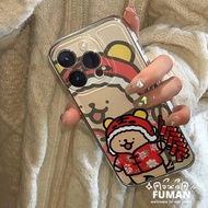 New Year Cute Dog Phone Case For OPPO F31 Pro Plus F7 F29 F27 F25 F23 F21 F21S F19S F19 Pro Plus F17