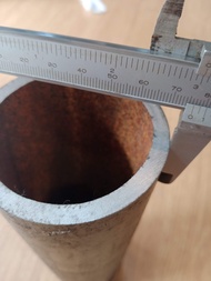 ท่อเหล็ก OD3"(76mm.) ID2"(50mm.) โตนอก 3นิ้ว STEEL PIPE OD3" ID2" แป๊ปสเตย์ รูใน ID 50.8 mm 2นิ้ว