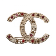 【二手】香奈兒胸針，Coco標誌，鍍金，女士胸針，二手